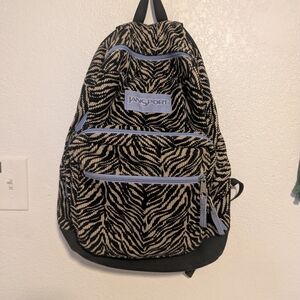 Jansport Zebra Print Backpack